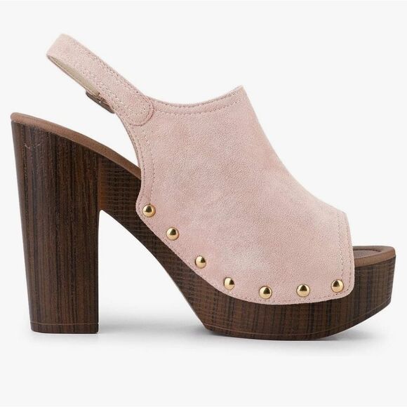 🆕Allegra K Chunky Platform Heeled Sandals - Hot Pink - Picture 7 of 8